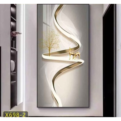 Œuvre d'Art Murale  Cercles Dorés & Harmonie