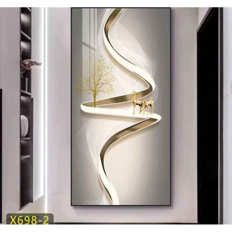 Œuvre d'Art Murale  Cercles Dorés & Harmonie