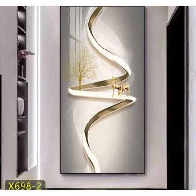 Œuvre d'Art Murale  Cercles Dorés & Harmonie