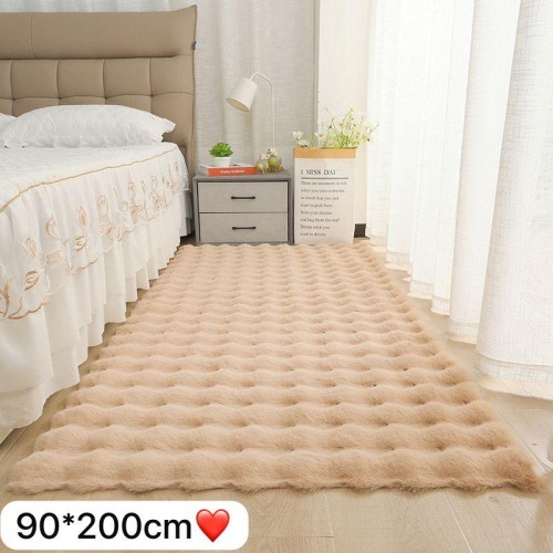 Tapis en Velours à Bulles de Couleur Unie – Confort et Élégance Moderne 2