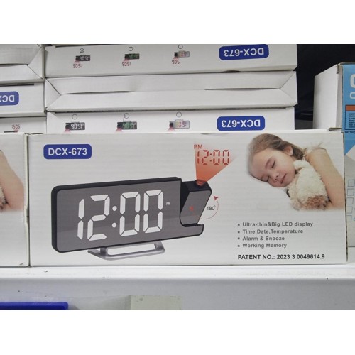 Réveil Projecteur de Plafond Numérique avec Veilleuse – Horloge Multifonction LED 2