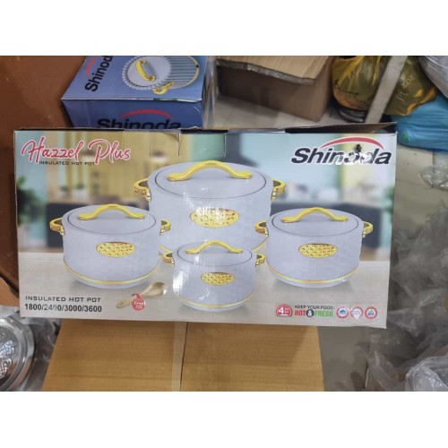 Ensemble de casseroles isothermes  – Acier inoxydable, 4 pièces