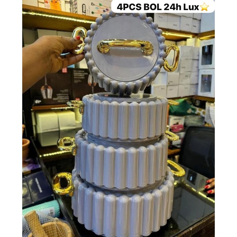 Ensemble de 4 isothermes  – Acier inoxydable + cuillère offerte
