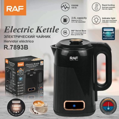 Bouilloire Électrique RAF 2 Litres – Ébullition Rapide & Arrêt Automatique