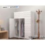 Armoire Modulaire à 3 Battants en Plastique