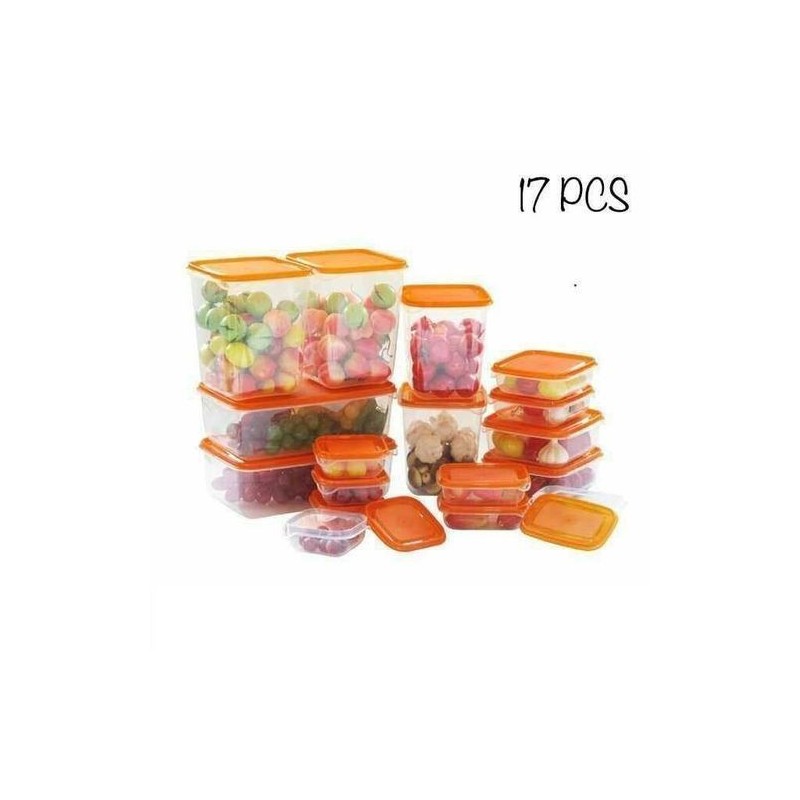 17 pcs Boîte de Conservation  Alimentaire  Rangement