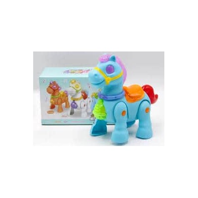 Jouet Interactif pour Enfants (3+) Cheval Électronique Musical et Lumineux