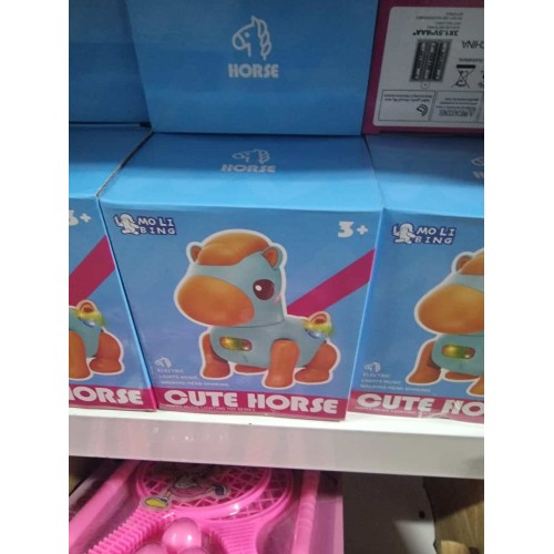 Jouet Interactif pour Enfants (3+) Cheval Électronique Musical et Lumineux 2