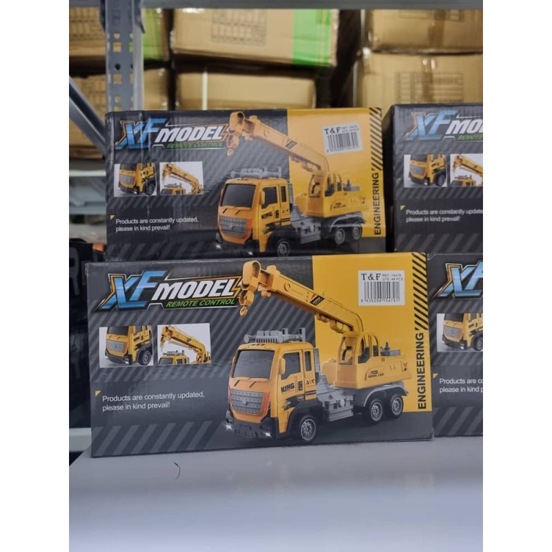 Camion Grue Télécommandé – Jouet de Construction Rechargeable