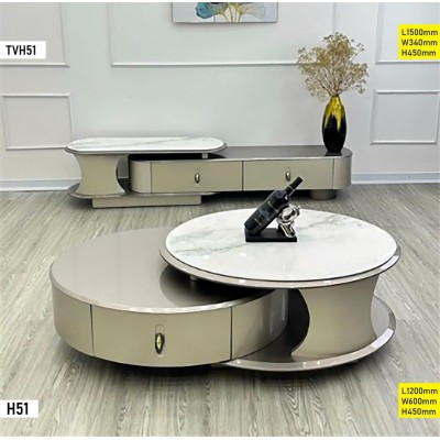Ensemble de mobilier de salon moderne – Table basse et meuble TV coordonnés