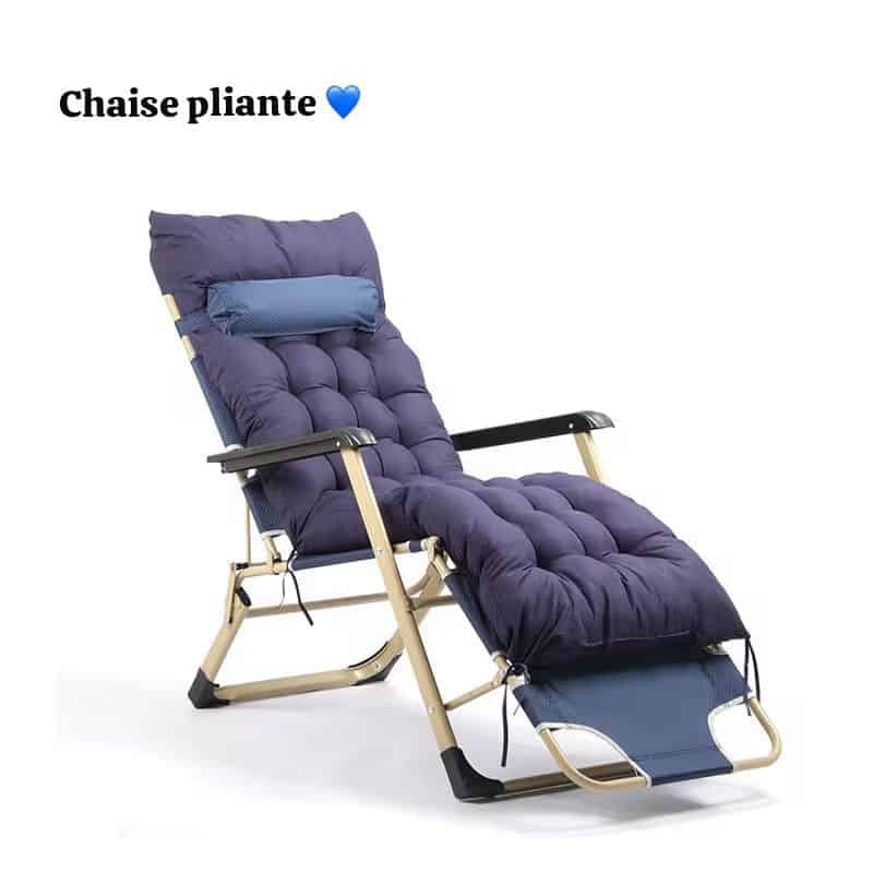 Chaise Pliante de Détente Extérieure – Confortable, Durable et Facile à Transporter