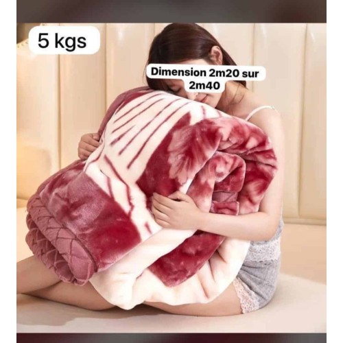 Couverture Double Épaisseur en Polyester Mbadji