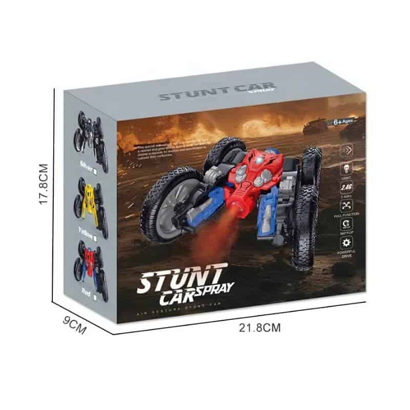 Voiture RC Tout-Terrain avec Rotations 360° et Effets Lumineux