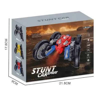 Voiture RC Tout-Terrain avec Rotations 360° et Effets Lumineux