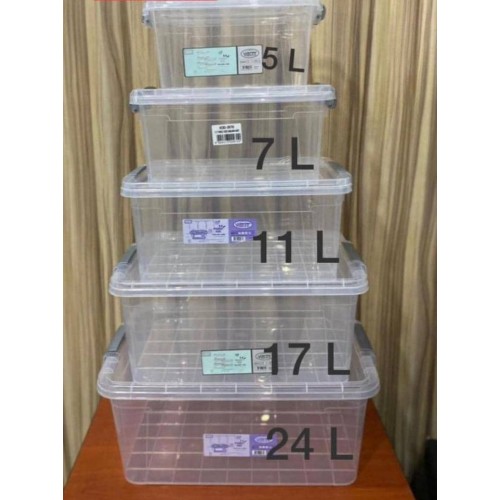 Lot de 5 boîtes de Rangement  - 5 Tailles différentes 2