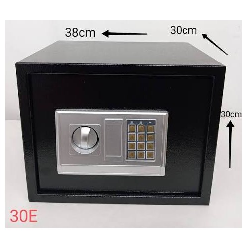 Coffre-Fort de Sécurité Électronique 30E – Porte Renforcée, Clé de Secours