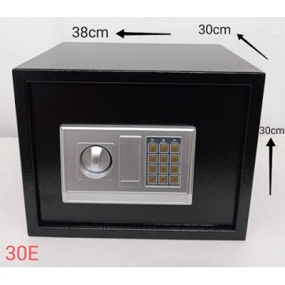 Coffre-Fort de Sécurité Électronique 30E – Porte Renforcée, Clé de Secours