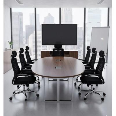 Fauteuil Professionnel en Maille Respirante avec Appui-Tête Ajustable