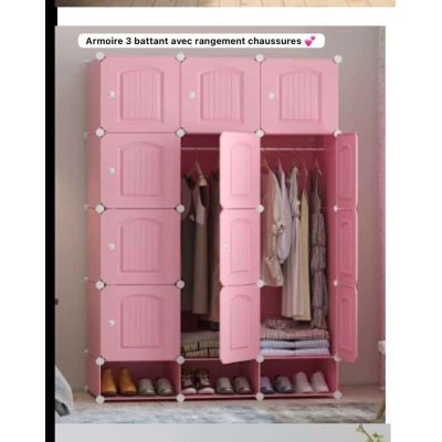 Armoire Modulaire  – Rangement Vêtements et Chaussures