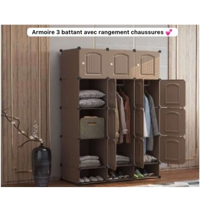 Armoire Modulaire  – Rangement Vêtements et Chaussures
