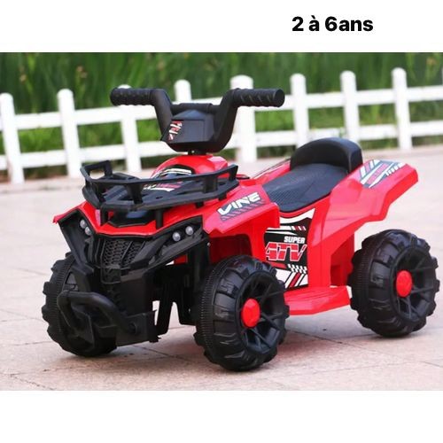 Quad Électrique Tout-Terrain pour Enfants (2 à 6 ans)