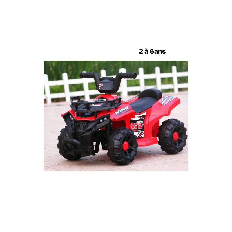 Quad Électrique Tout-Terrain pour Enfants (2 à 6 ans)