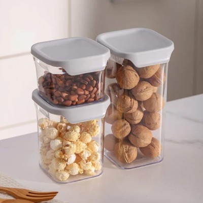 Conteneurs de Stockage Alimentaire Empilables avec Couvercles Hermétiques