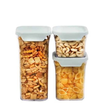 Conteneurs de Stockage Alimentaire Empilables avec Couvercles Hermétiques