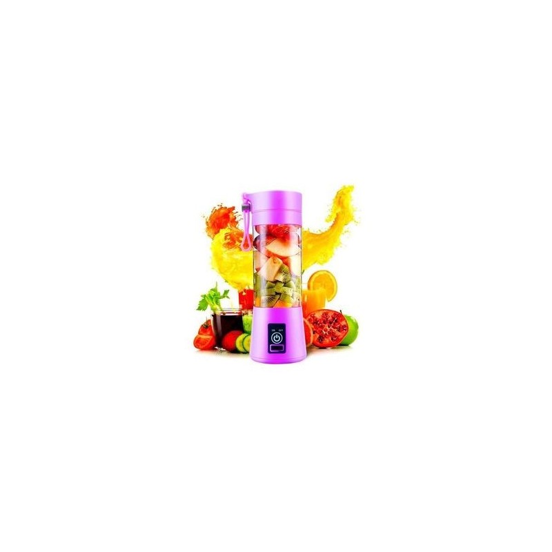 Mixeur  Fruits rechargeable avec USB,Mini Blender - 380 ml