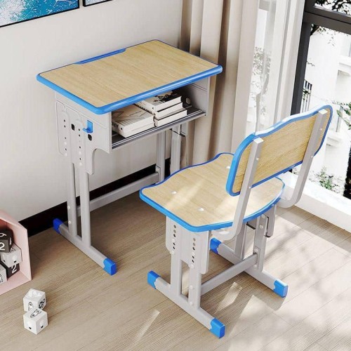 Bureau et Chaise d’Étude Réglables en Hauteur – Structure en Acier Renforcé