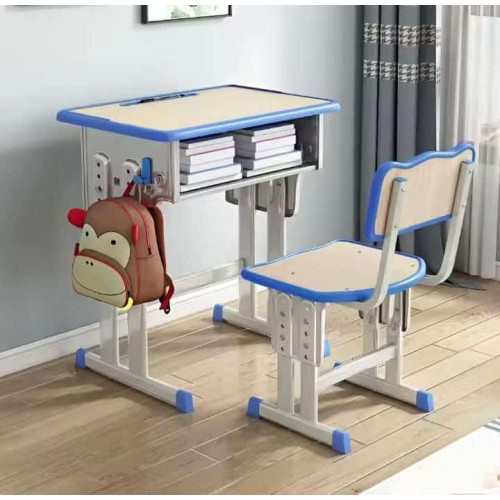 Bureau et Chaise d’Étude Réglables en Hauteur – Structure en Acier Renforcé
