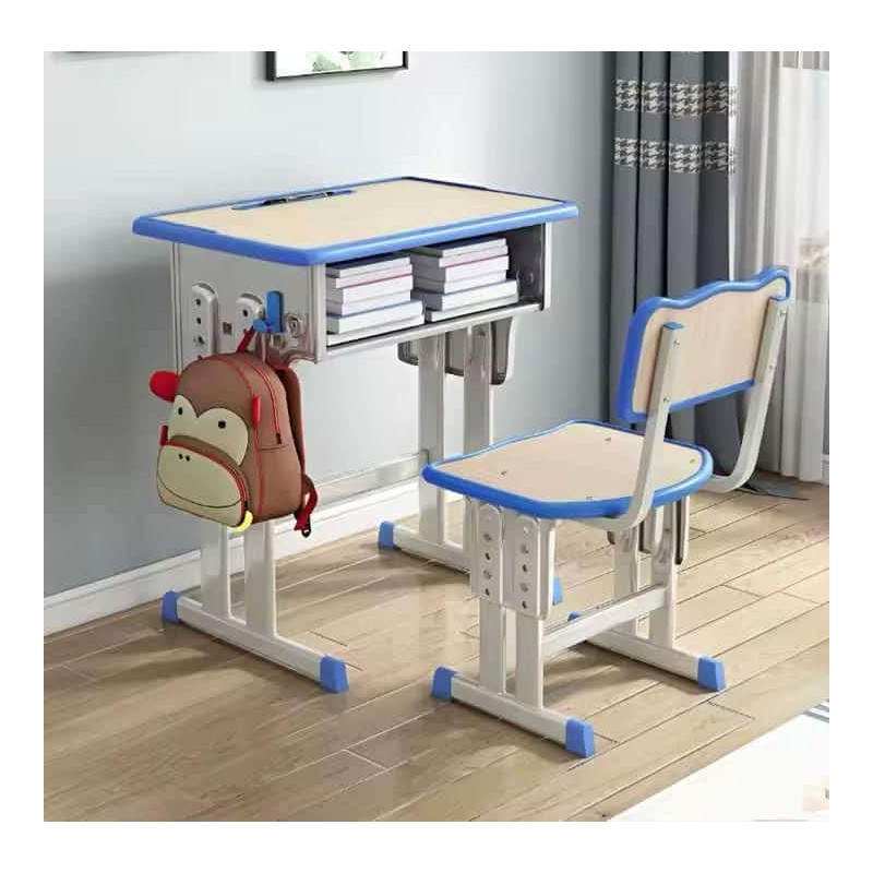 Bureau et Chaise d’Étude Réglables en Hauteur – Structure en Acier Renforcé