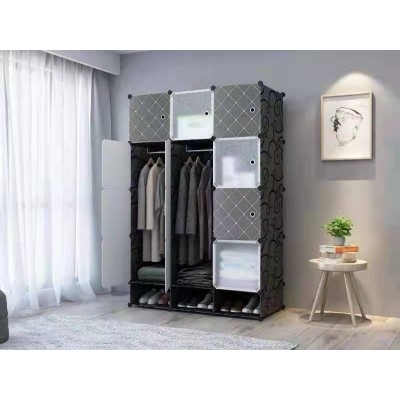 Armoire En Plastique De 3 Battants Avec Range Chaussures.