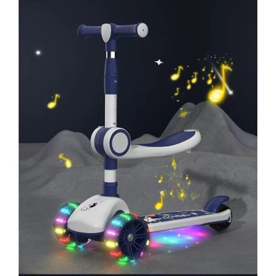 Trottinette Enfant 3–8 Ans avec Roues Lumineuses