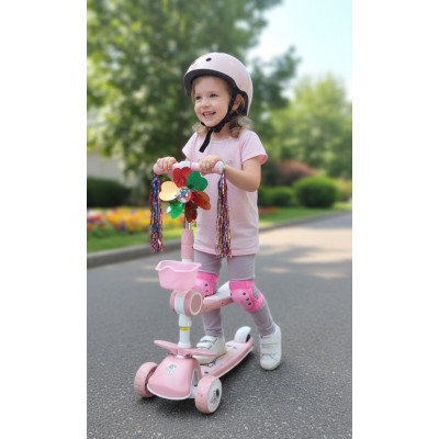 Trottinette Enfant 3–8 Ans avec Roues Lumineuses