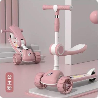 Trottinette Enfant 3–8 Ans avec Roues Lumineuses