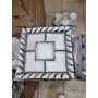 Plateau Apéritif Luxe en Porcelaine Blanche – 5 Compartiments