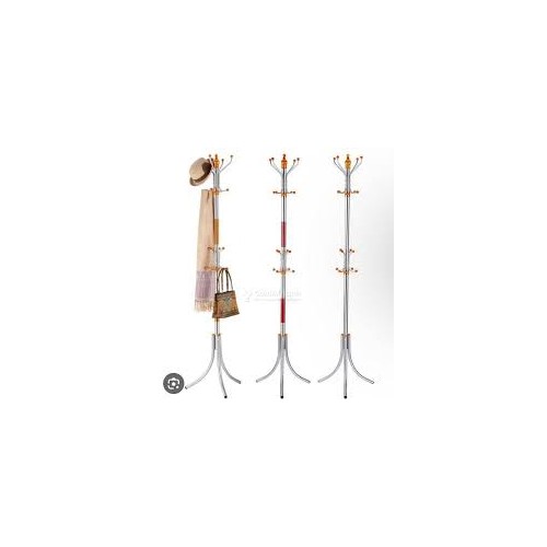 Porte-manteau sur pied en métal robuste avec 16 crochets – Stable et durable 2