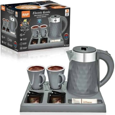Ensemble Plateau de Bienvenue avec Bouilloire Électrique – 2,0 L