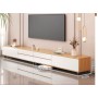 Meuble TV moderne avec tiroirs et portes de rangement – 2 Mètres