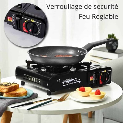 Réchaud à Gaz Butane Compact avec Cartouche  Offert