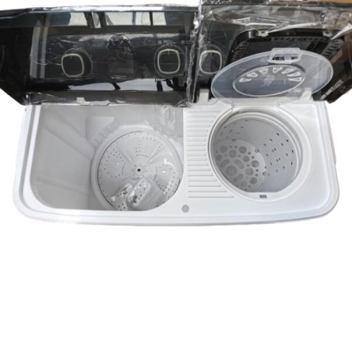 Machine à laver double bac semi-automatique 9,8 kg – Lavage et essorage séparés 2
