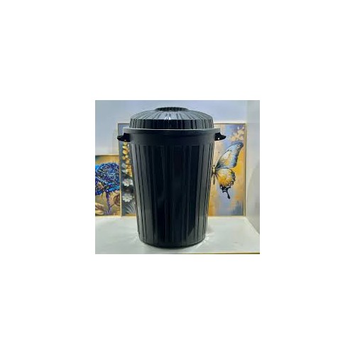 Poubelle Plastique 130 Litres avec Couvercle – Idéale pour Déchets Ménagers 2