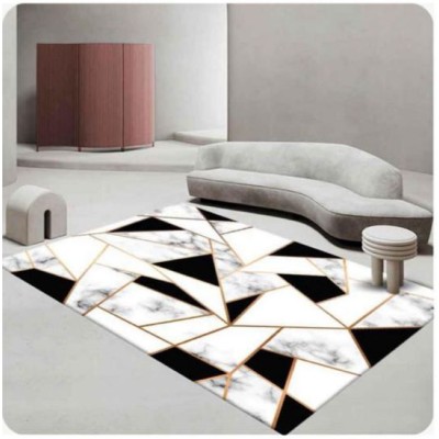 Tapis 3D Moderne  – Décoratif, Doux, Lavable & Antidérapant