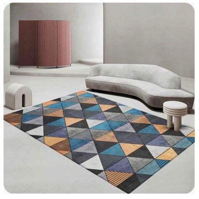 Tapis 3D Moderne  – Décoratif, Doux, Lavable & Antidérapant