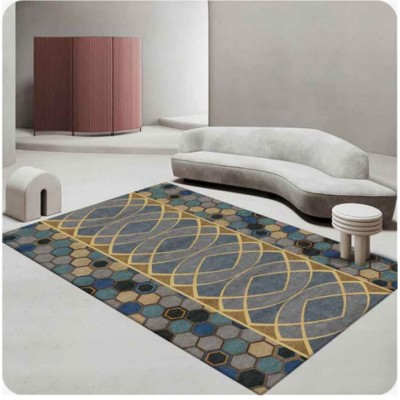 Tapis 3D Moderne  – Décoratif, Doux, Lavable & Antidérapant