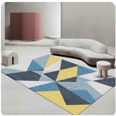 Tapis 3D Moderne  – Décoratif, Doux, Lavable & Antidérapant