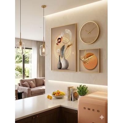 Tableau Mural Artistique 3D – Style Luxe Moderne & Nordique Abstrait