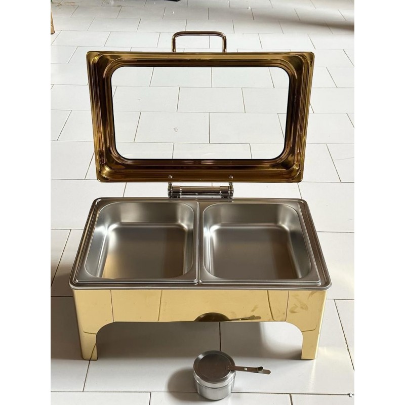 Chafing  Dish en acier inoxydable Dore