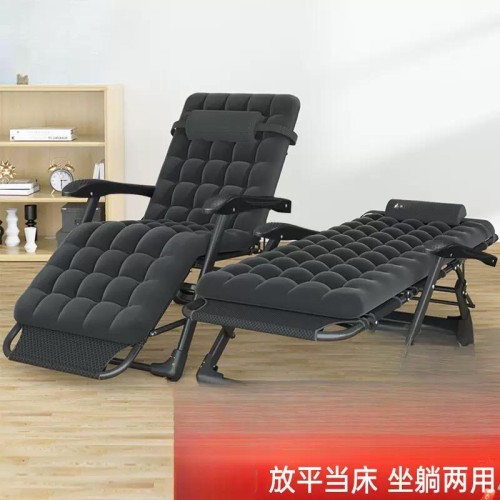 Fauteuil Inclinable Pliable 5 Positions – Chaise Longue de Camping avec Matelas Confortable 2